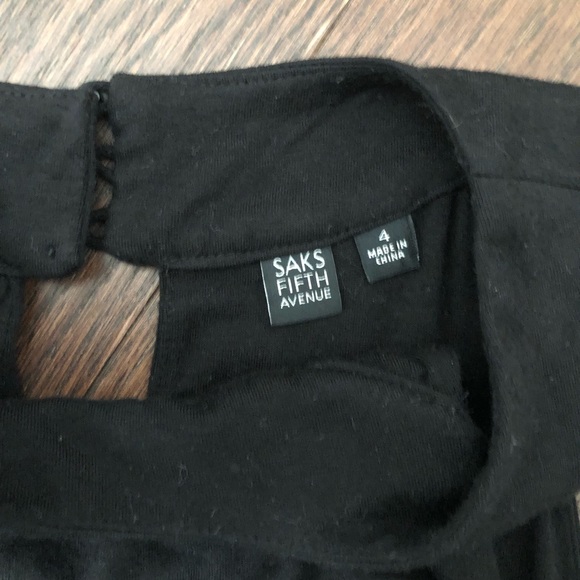 Saks Fifth Ave Floral Halter Silk Dress size 4 - Picture 5 of 5